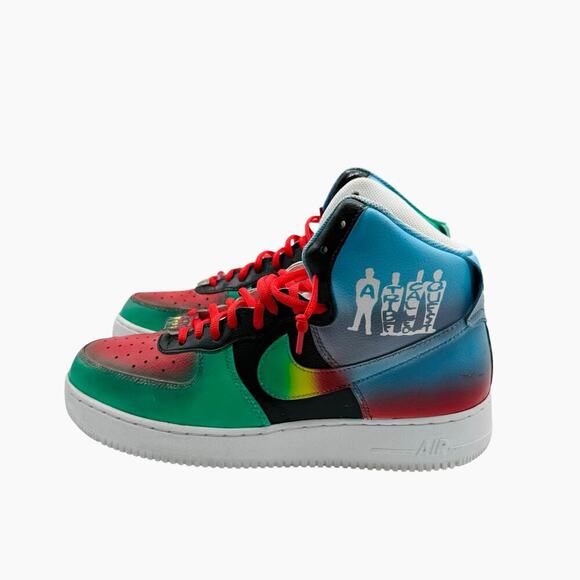 Nike Air Force 1 High 07 Custom A Tribe Called Quest From Jerobi‎ White Size 12 - Picture 8 of 12